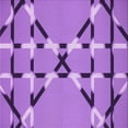 thumbnail image 1 of Ahgly Company Machine Washable Indoor Square Transitional Violet Purple Area Rugs, 7' Square, 1 of 7