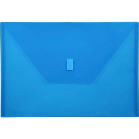 Lion A4 Recycled File Pocket – 8 17/64 x 11 11/16 – Polypropylene – Blue – 20% Recycled – 1 Each | Bundle of 10 Each