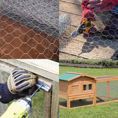 HISRFOCSP 2 inch Hexagonal Poultry Netting Galvanized Chicken Wire Mesh