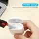 thumbnail image 2 of Tholdsy Bolígrafo de limpieza para auriculares compatible con Bluetooth, micrófono de mano de doble extremo, tapa para la oreja, accesorios para Cables de audio/vídeo negro rojo, 2 of 6
