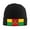 Black, variant on Cape Verde Flag Beanie Hat Men Women Warm Printed Cap Knit Beanies Hats Outdoor Winter Deep Heather