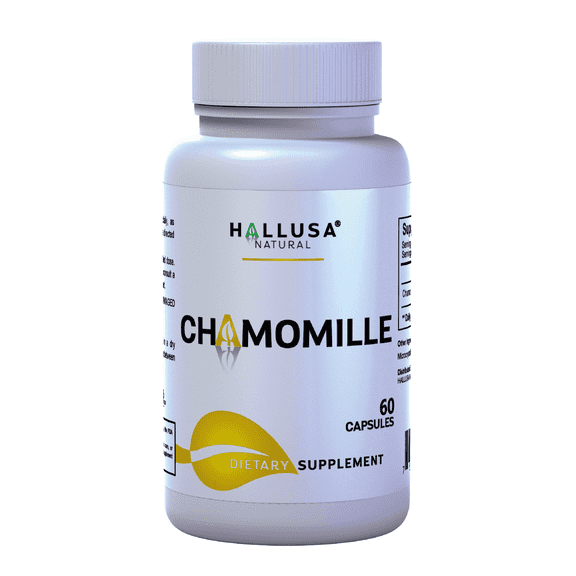 CHAMOMILLE - Relaxation & Digestive Aid - Calm & Soothing - Menstrual - 60 Caps