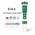 thumbnail image 2 of 5 in 1 Digital PH Meter TDS/EC/ORP/Temperature Portable Water Quality Monitor Tester for Pools Drinking Aquariums ,Multifunctional, 2 of 7
