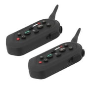 2 Pieces Motorcycle Helmet 6 Riders Headset Intercom Wireless Interphone