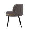 thumbnail image 5 of Manhattan Comfort Kaya Solid Wood Base Dining Chair in Gray - Set of 2, 5 of 7