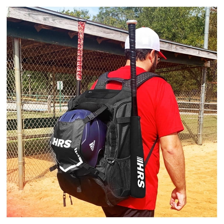Baseball Bag, Softball Bat Bag for Youth & Adult. Holds 4 