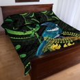 thumbnail image 5 of Nueva Zelanda Tui Pájaro edredón juego de cama Aotearoa maorí con flores Kowhai LT14, 5 of 5
