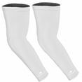 thumbnail image 2 of compressionZ Manchons de Bras de compression pour Hommes et Femmes (Blanc, M), 2 of 4