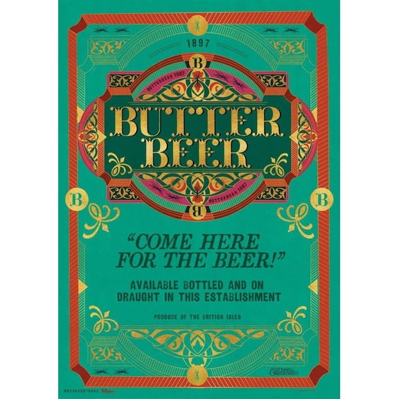 Fantastic Beasts: The Crimes of Grindlewald (Butterbeer™) MightyPrint™ Wall Art MP17240507