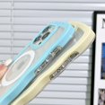 thumbnail image 5 of Compatible for iPhone 15 Pro Case Magsafe, Wave Phone Case Cute Water Ripple Candy Colors Frame Shockproof for iPhone 15 Pro Phone Case for Women 6.1 Inch - White, 5 of 10