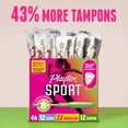 thumbnail image 2 of Tampones Playtex Sport multipack ligero, regular y super 46 unidades, 2 of 4