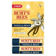 Burt's Bees Lip Balm of 2 Pack, Make Your Lips Feel Luxurious, 100% Natural, Vanilla Bean