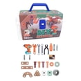 thumbnail image 3 of Box de juego de juego de herramientas para niños, herramientas eléctricas de construcción educativa con taladro eléctrico para niños de niños de 3+ Estilo B, 3 of 8