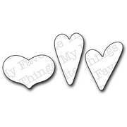 Die-Namics Die-Rustic Hearts Multi-Colored
