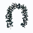 thumbnail image 2 of Cififendec Halloween Artificial Leaf Garland, 68.9", Dark Green Foliage Vine for Mantel Side Drape, Arch Frame Twining, Sideboard Border Embellishment, 2 of 5