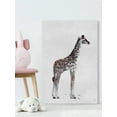 thumbnail image 6 of Marmont Hill Standing Tall Giraffe II Canvas Wall Art, 6 of 7