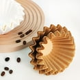 thumbnail image 6 of ACDANC 2026 New 2-5 Cup Coffee Filters, Pack of 100 Unbleached Coffee Filters 5 Cup, Thicken Natural Coffee Filter Basket for Commercial, Home Coffee Maker, Pour Over Coffee Kit (Brown, W02), 6 of 6