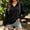 Black-08, variant on LIBRCLO Womens Sweatshirts Half-Zip Quarter Zip Split Hem Loose Fitting Long Sleeved Tops Lounge Daily Sweatshirts