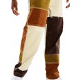 thumbnail image 4 of ITFABS Men's Straight Leg Jeans Frayed Patchwork Color Block Relaxed Fit Denim Pants, 4 of 7