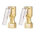 thumbnail image 2 of Mandriles de aire,2 uds. Mandril de aire para neumáticos con bloqueo y clip de alta resistencia,Mandriles de aire cerrados de latón con clip,Inflador universal Compresor Clip para bomba de, 2 of 4