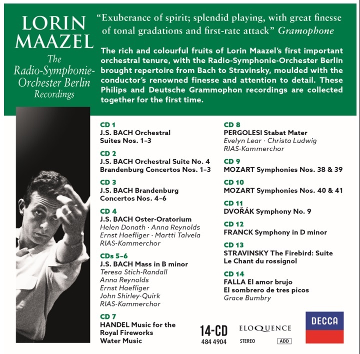 Lorin Maazel - The Radio-Symphonie-Orchester Berlin Recordings - Music & Performance - CD