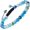 Agate Blue 6mm, variant on Tarien Natural Healing Power Gemstone Crystal Beads Unisex Adjustable Macrame Bracelets