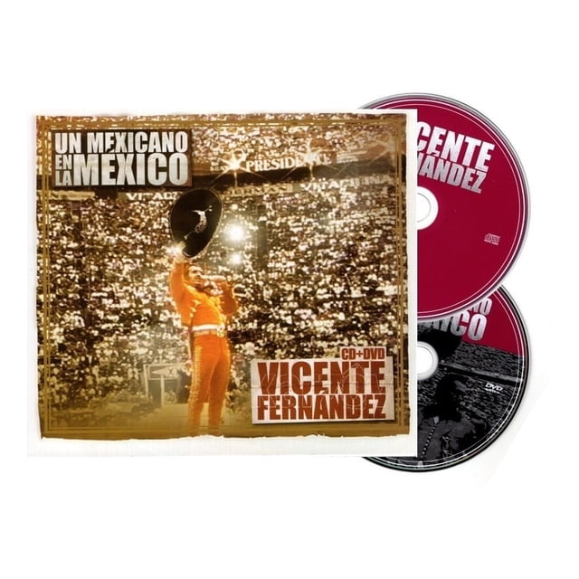 Un Mexicano En La Mexico - Vicente Fernandez - Cd + Dvd No Label CD
