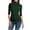 Green, variant on Women's Turtleneck Blouse High Neck 3/4 Sleeve Slim Fit Casual Fashion Top Solid Color Shirt for Party Travel Street Wear, Blue L