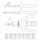 thumbnail image 2 of PINZAS PARA SEGUROS DE ANILLOS | 300 MM | 4 PZ | BGS 651, 2 of 5