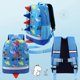 thumbnail image 2 of Kids Dinosaur Backpack Boys Toddler School Bag Backpack Rucksack (Blue(Size:L)), 2 of 4