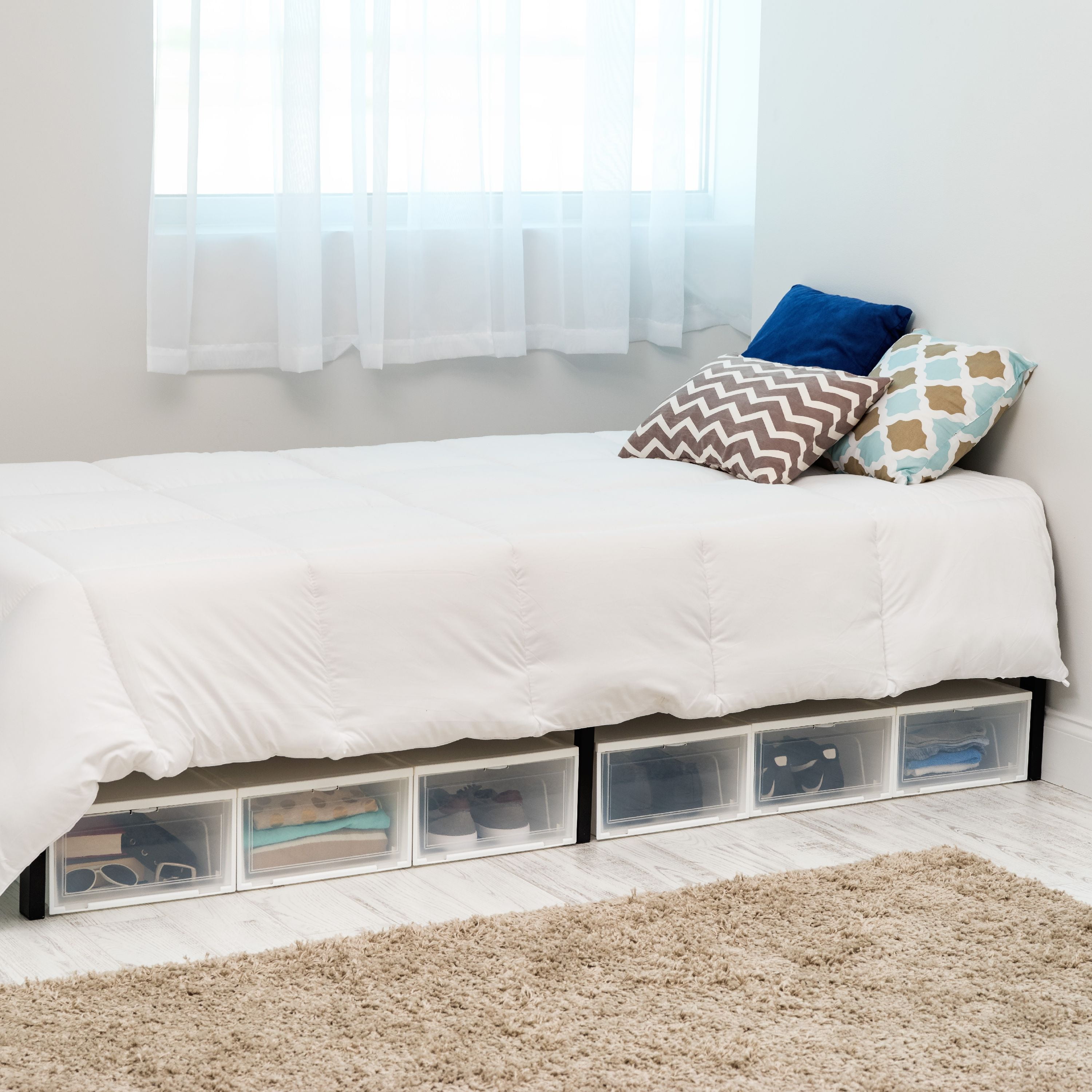Iris front entry shop stacking shoe box