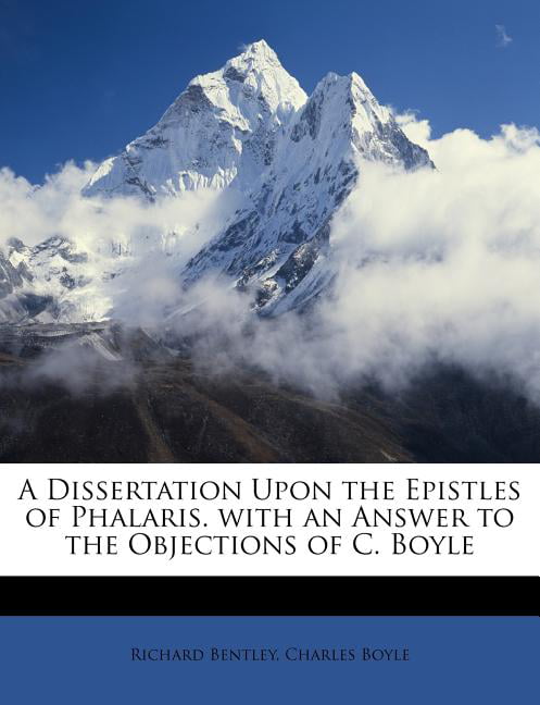 A dissertation upon the epistles of phalaris