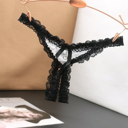 

pxiakgy intimates for women briefs lace open low crotch underwear women s underpants panties waist white + one size