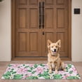 thumbnail image 4 of Pioneer Flower Floral Print Pattern Door Rugs,Washable Non Slip Door Mats Indoor,Decorative Door Mats,Entry Mat Indoor for Entrance,Bedroom,Kitchen,Bathroom,16"x47", 4 of 6