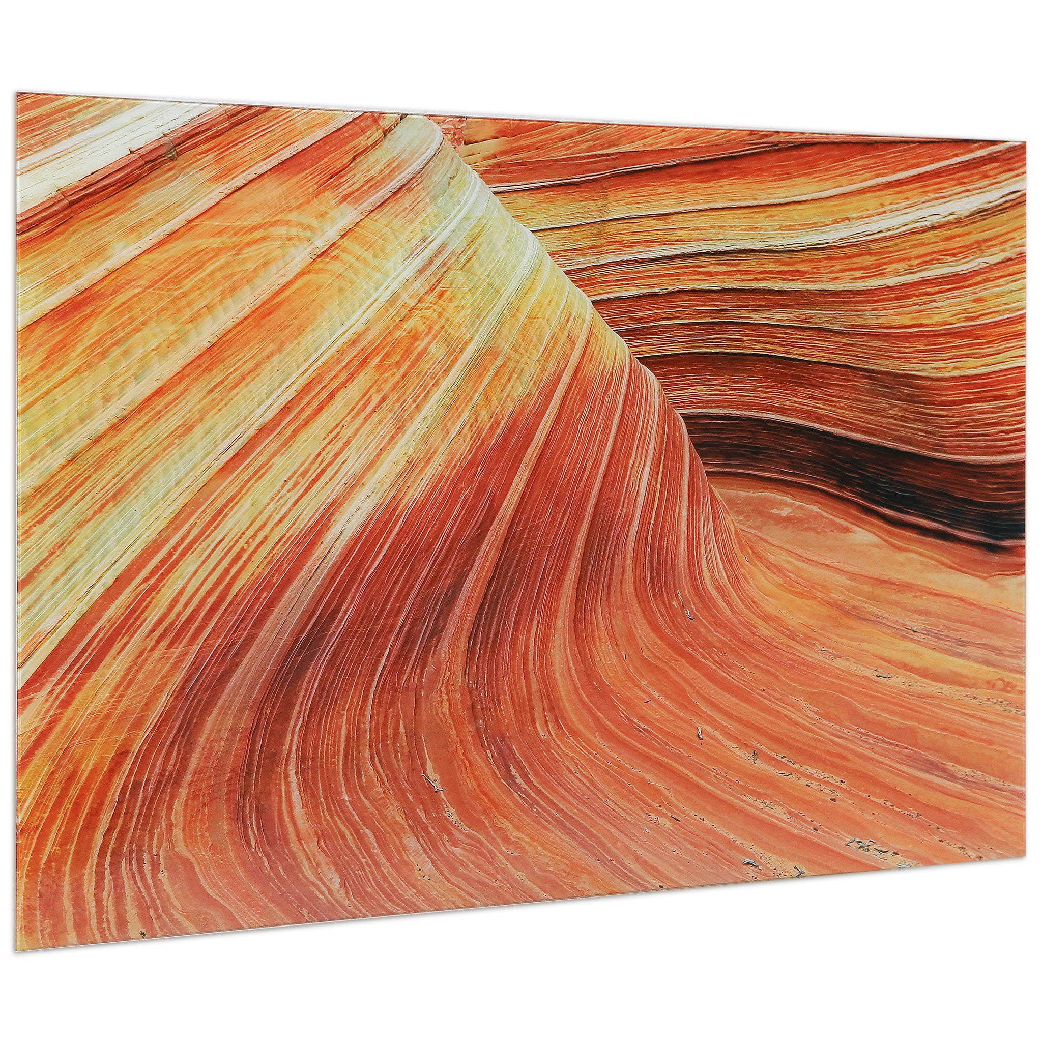 Empire Art Direct Painted Rock Frameless Free Floating Tempered Glass Panel Graphic Wall Art, 32" x 48" x 0.2", Ready to Hang