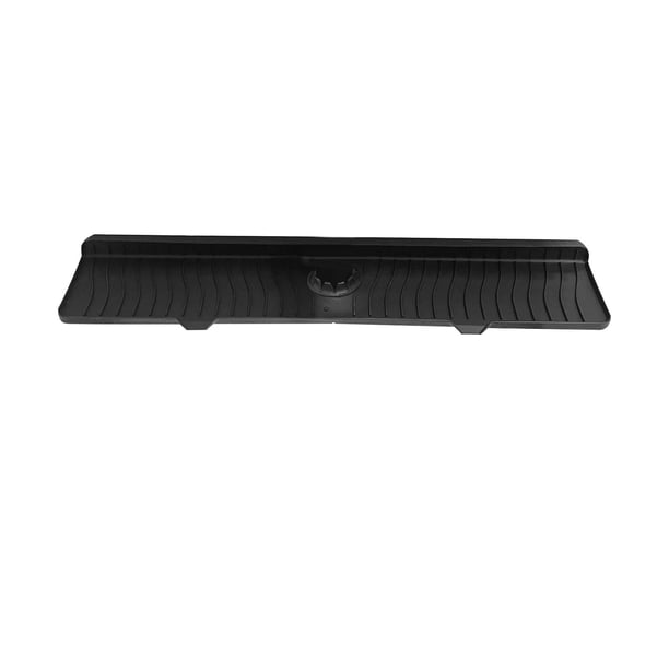 Protector de silicona para fregadero, tapete para grifo con pendiente mejorada, 61 x 14,5 cm, protector contra salpicaduras detrás del grifo, tapete p