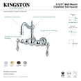 thumbnail image 2 of Kingston Brass Wall-Mount Clawfoot Tub Faucets In Oil Rubbed Bronze CC1001T5, 2 of 2