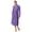 Passion Flower, variant on Long Sleeve Wrap Robe 48" with pockets, Women's Size XS-5X