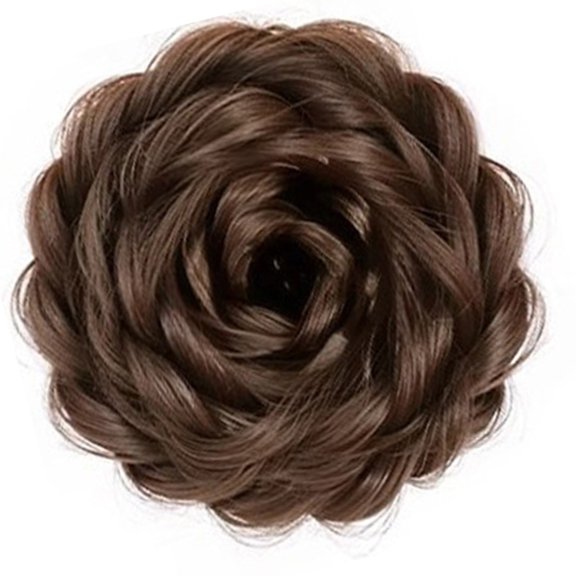 Natural Looking Flower Hair Bun Hair Clip For Everyday Wear And Special Event Dressingup Wigs Hair Extension for Women