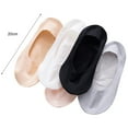 thumbnail image 5 of Dengjunhu 1 Pair Invisible Socks Mesh Quick Dry Women Solid Color Anti-slip Low Cut Boat Socks for Sports, 5 of 7