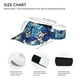 thumbnail image 3 of Balery Blue and White Butterflies Gorra deportiva con visera ajustable para mujer y hombre (talla única), 3 of 7