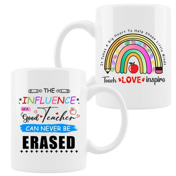 Teacher Appreciation Gifts,Teacher Supplies 11oz Coffee Mug Teacher Must Haves Gifts for Women, Teachers Appreciation Gifts Ideas Teacher Graduation Gifts, Farewell, Going Away,Retirement,Thank You Gi