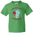 thumbnail image 3 of Inktastic I Want a Hippopotamus for Christmas Youth T-Shirt, 3 of 5