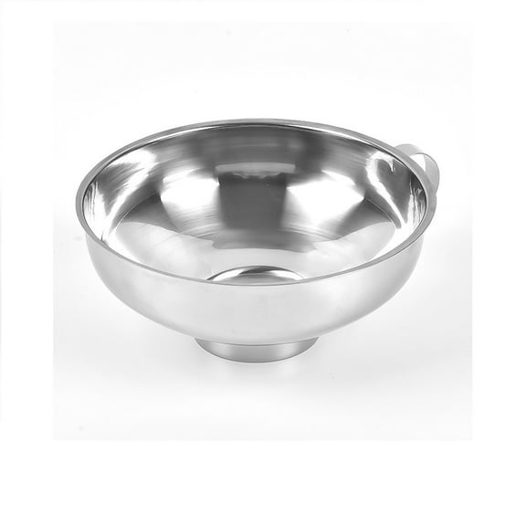 i Kito Wide Mouth Canning Funnel for Kitchen Use with Handle, Kitchen Funnel for Liquids Steel
