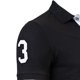 thumbnail image 4 of U.S. POLO ASSN. Polo para hombre - Kory, básico, piqué, logotipo, aplique, algodón Negro L (Large), 4 of 4