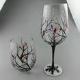 thumbnail image 6 of CIYISON Four Seasons Tree Wine Glasses Glass Cup for Beer Cocktail Wedding Party Supplies, 6 of 19