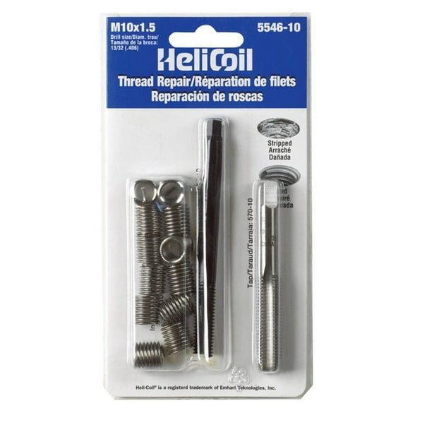 HeliCoil 11/2 in. Stainless Steel Thread Repair Kit M10