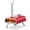 Red, variant on BIG HORN OUTDOORS 16 Inch Pellet Pizza Oven Outdoor, Wood Pellet Pizza Stove with Pizza Stone for Backyard, Camping, Silver