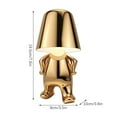 thumbnail image 2 of PENGXIANG Thinker - Lamp Collection Creative Little Golden Man Living Room Table Light Home Decoration Gift, 2 of 12