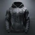 thumbnail image 5 of Nueva sudadera con capucha para hombre impresa en 3D con patrón de estampado de Spider Man de Marvel, sudadera con capucha de hip-hop callejero de moda, chaqueta deportiva e informal, 5 of 5